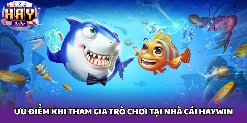 Ưu điểm khi tham gia trò chơi tại nhà cái Haywin